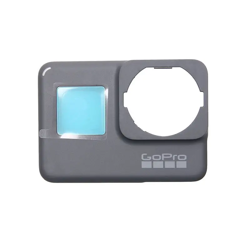 Для GoPro Hero 4 5 6 7 черный оригинальные аксессуары Рамка передняя дверь Лицевая панель/стекло с УФ фильтром объектив/батарея USB чехол