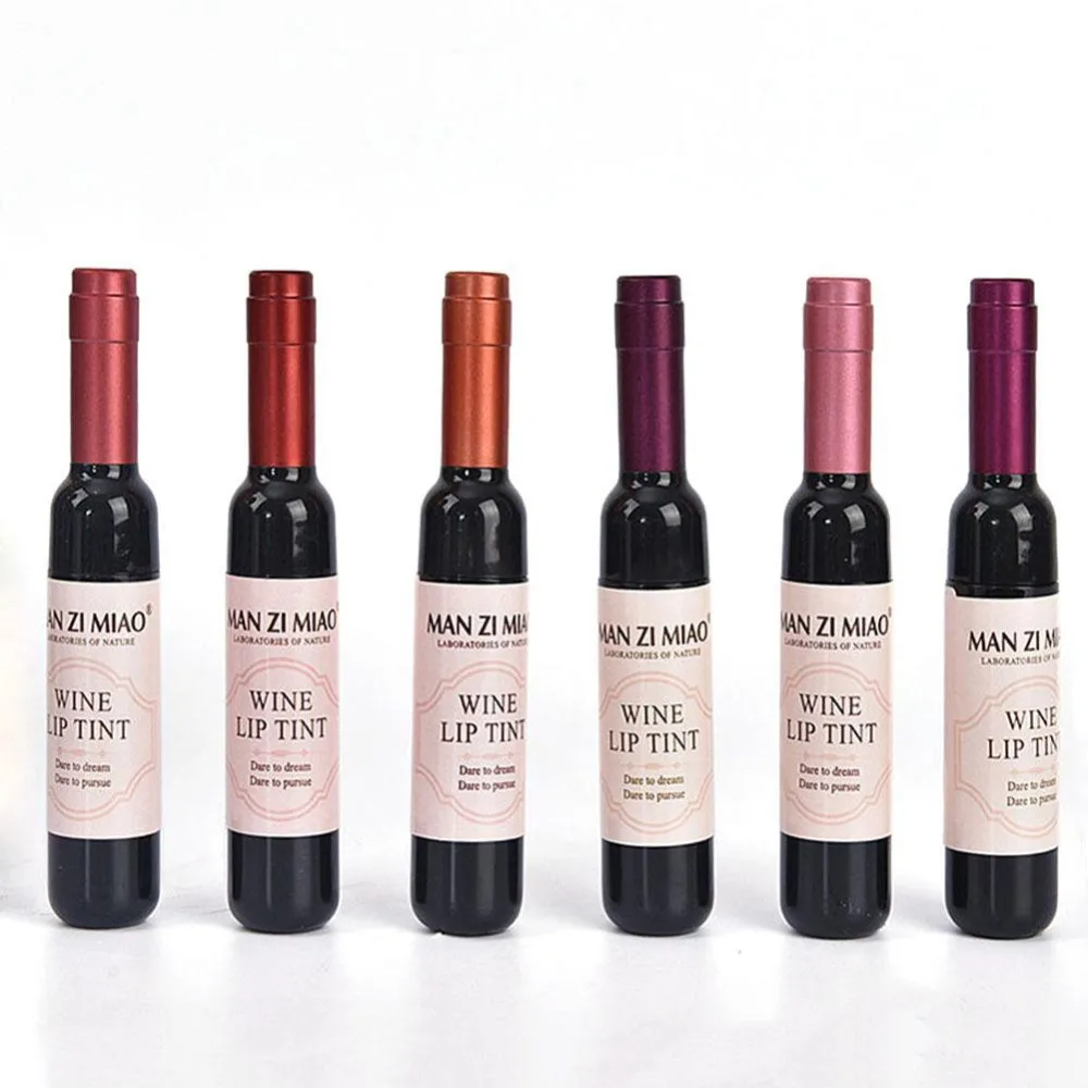 Для увлажнения губ Макияж красное вино оттенок матовый блеск для стойкий