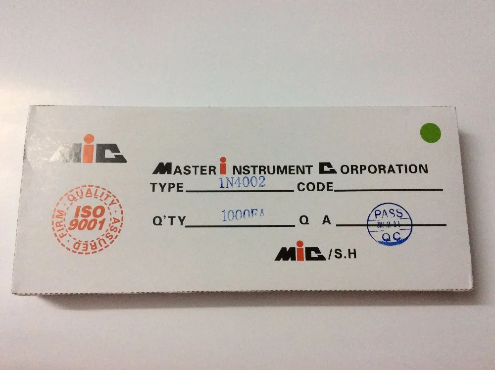 1000 шт./кор. 1N4001 1N4002 1N4007 1N-4001 1N-4002 1N-4007 DO-41 MIC DIP выпрямительный диод | Автомобили и