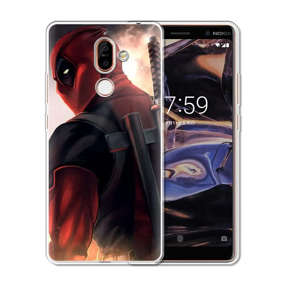 8160 Классный Мягкий силиконовый чехол для Nokia на возраст 1, 2, 3, 5, 6, 7 Plus, 8, Nokia3 чехол для телефона чехол для Nokia 6 2,1 3,1 5,1 6,1 7,1 плюс - Цвет: 8160