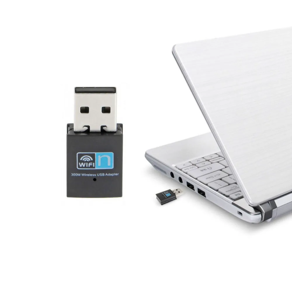 Горячая Распродажа USB2.0 WiFi 300M сетевой адаптер 300 Мбит/с Mini 2 4G Беспроводная Lan Карта