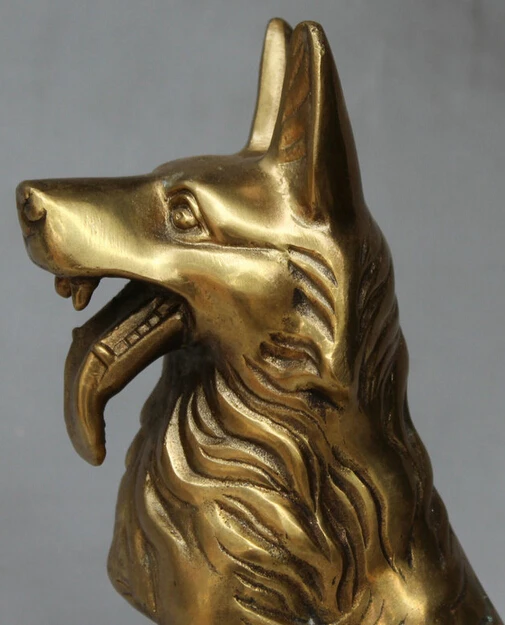 8 &quotКитайский народный латунный зодиакальный год фэн шуй собака верный охранник