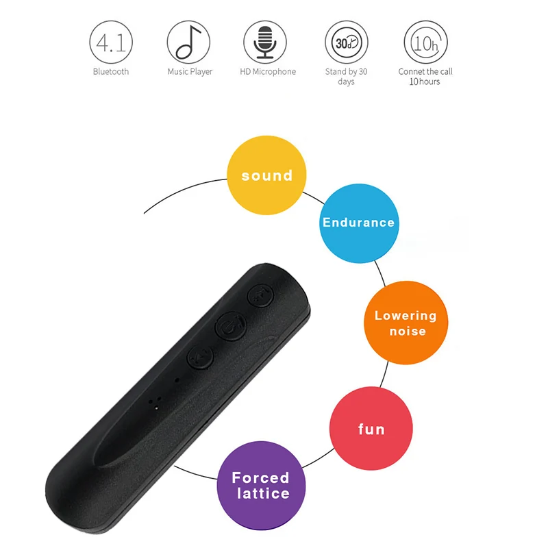 Автомобильный Bluetooth музыкальный приемник 3 5 мм потоковый A2DP беспроводной авто AUX