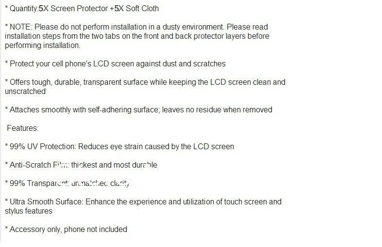 5 шт./лот антибликовый матовый протектор экрана для microsoft Surface Go 10,1-дюймовый планшетный ПК защитная пленка