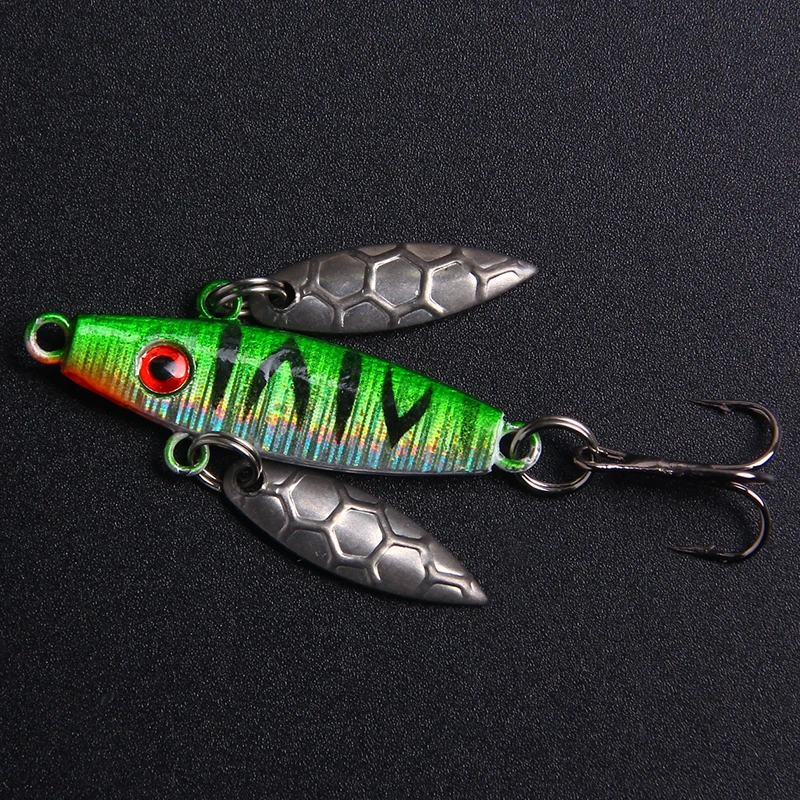 HAODIAOZHE VIB Minnow рыболовная приманка металлическая жесткая ложка Isca Искусственные