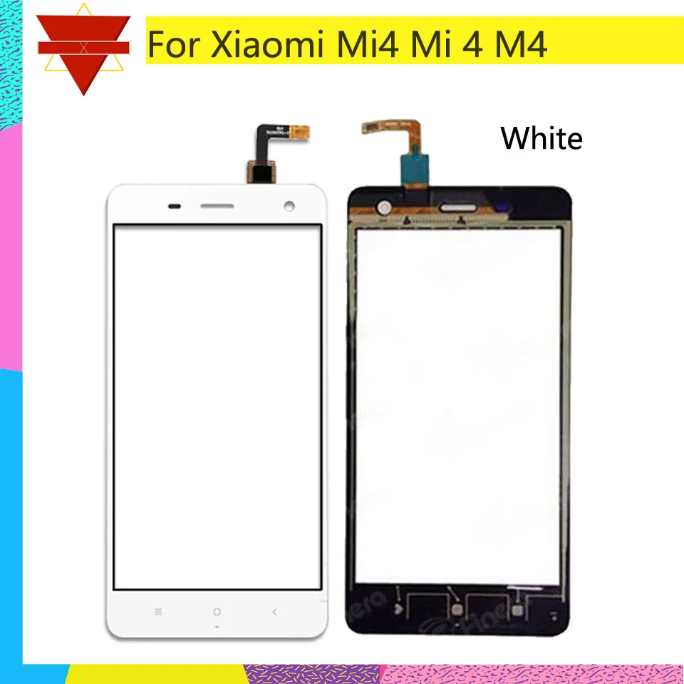 10 шт  Лот Оригинал mi 4 Передняя панель 5 0 &quotдля Xiao M4 сенсорный экран ЖК дисплей