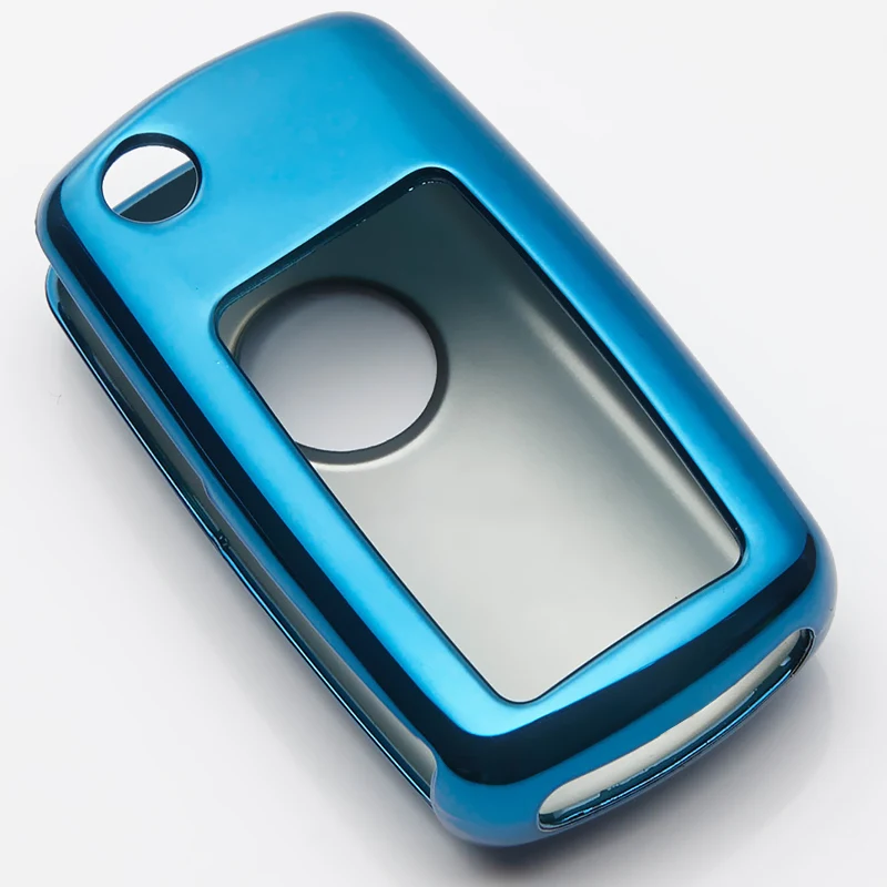 Чехол для автомобильного ключа из ТПУ solf держатель Volkswagen VW Jetta Golf Passat Beetle Polo Bora 2 / 3