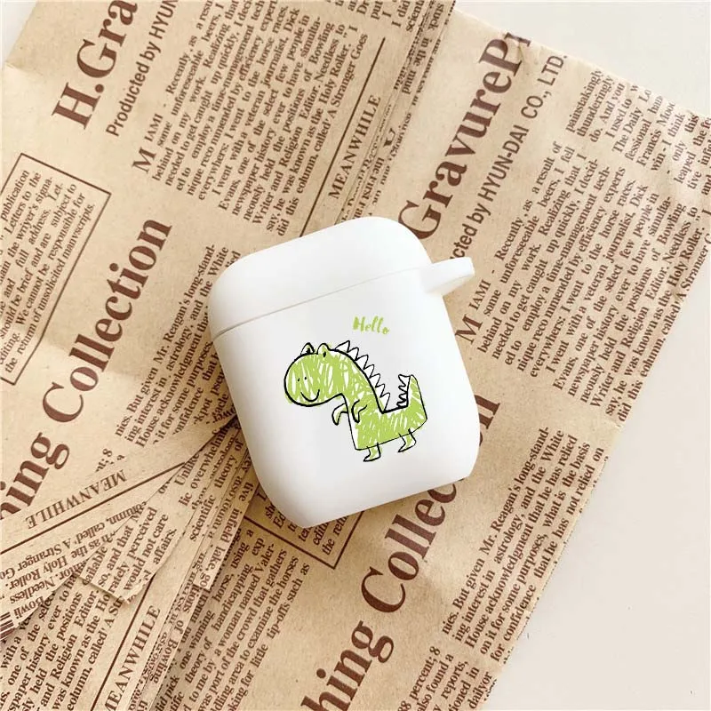 Модный чехол для наушников для Apple Airpods 1/2, чехол с милой надписью Love, Bluetooth, беспроводной чехол для наушников, мягкий силиконовый чехол для зарядки