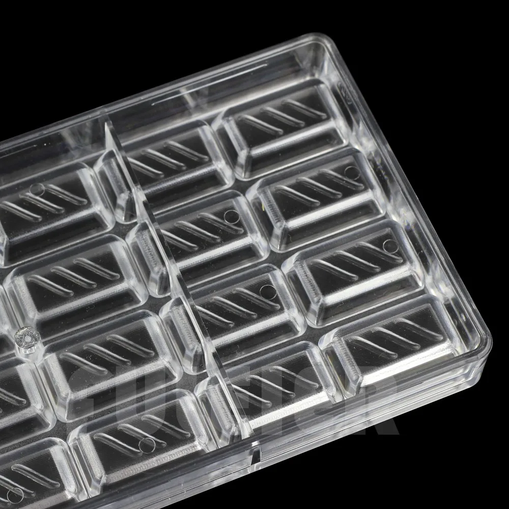 Cuboid поверхность волна Поликарбонат форма для шоколада Сделай Сам кухонные