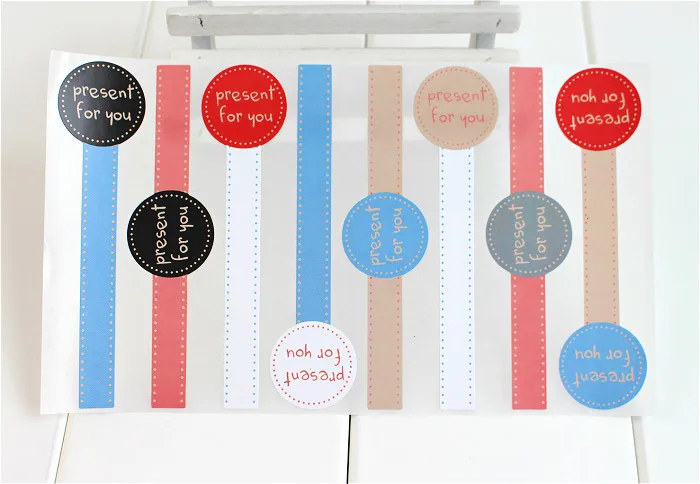 Фестивальные принадлежности 8 шт./компл. Уплотнительная наклейка для конфет и