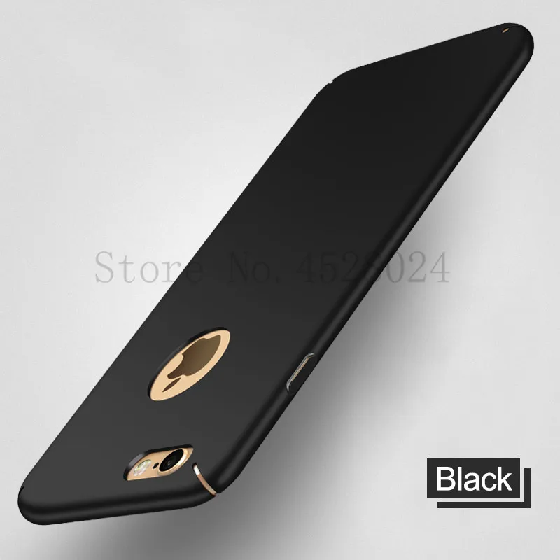 Черный матовый чехол для телефона для iPhone X, XR, XS, Max, ультра тонкий чехол для iPhone 7, 8, 6, 6s Plus, 10, защитный жесткий чехол