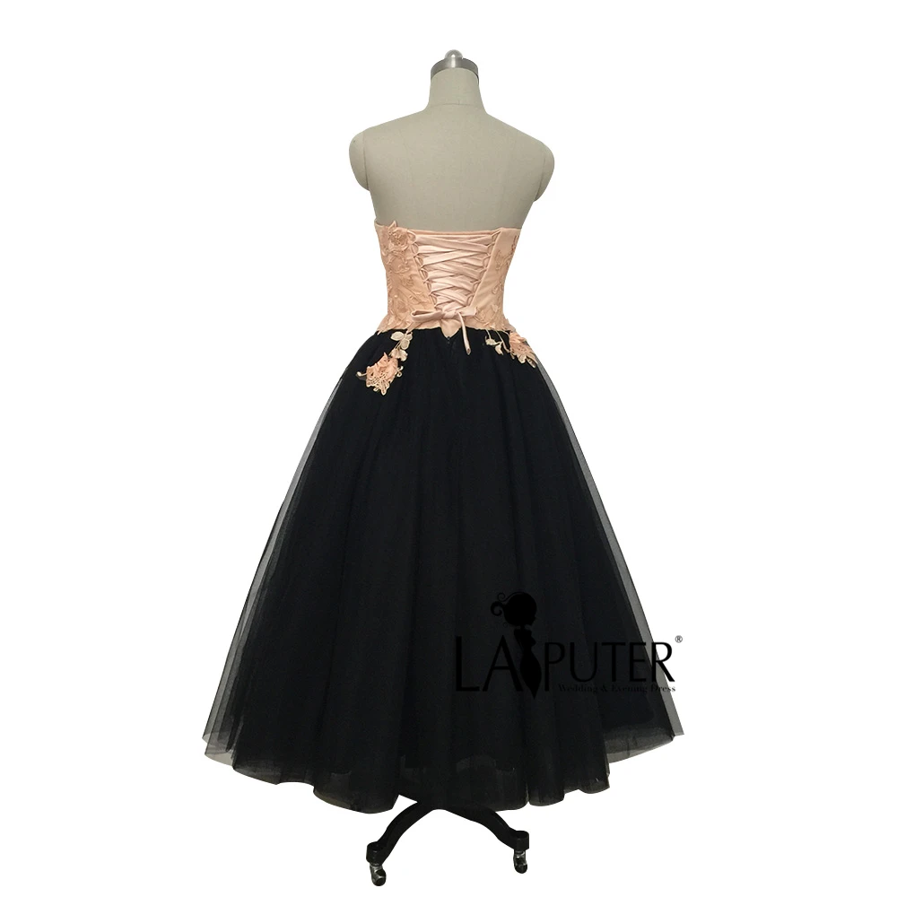 2017 новое поступление без бретелек персиково-розовые кружевные аппликации 3d