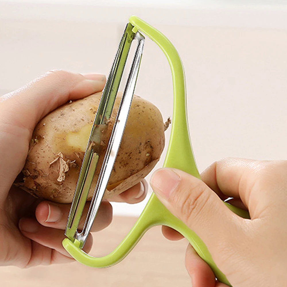 Stainless Steel Cabbage Slicer Vegetables Graters Wide Mouth Fruit Peelers Knife Potato Big Zesters Cutter Kitchen Gadgets | Дом и сад