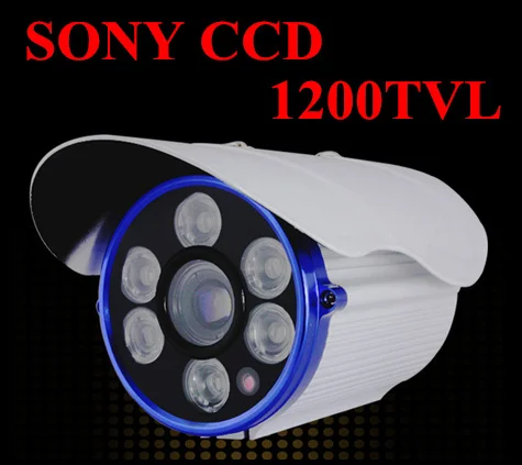 Бесплатная доставка 2017 Новинка SONY CCD уличная Водонепроницаемая CCTV камера 1200TVL