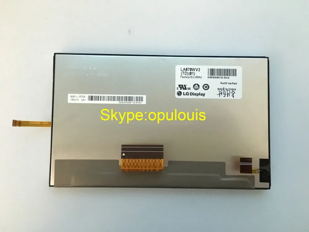 Новый 7 дюймовый ЖК дисплей LA070WV2(TD)(01) с сенсорной панелью для Toyota Prius 2012 JBL radio