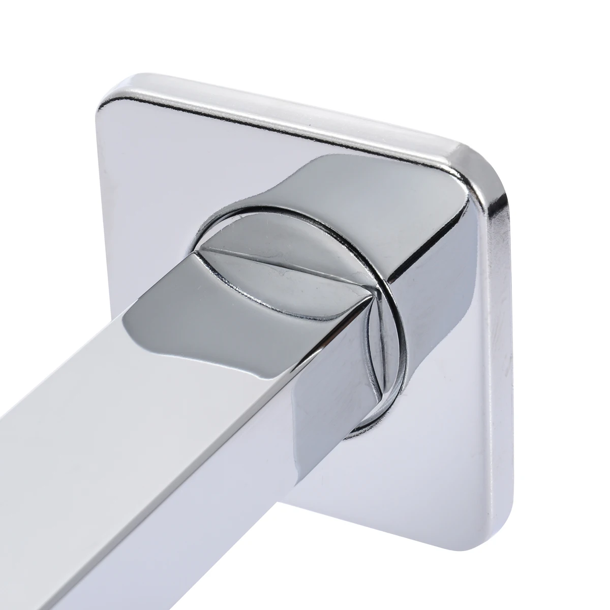 57cm wall mounted chrome shower arm silver square shower extension arms for rain shower head bathroom shower accessories free global shipping