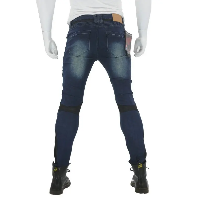 Loong biker JUKE 114 5 джинсы черные летние дышащие мужские из сетчатого материала