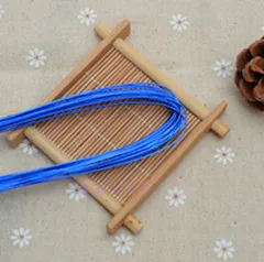 blue as picture 50 шт./лот#24 обычно используется железная проволока для DIY нейлон цветок Ронде цветок материал Свадебный Декоративный цветок поставка цветочный провод - Цвет: blue as picture