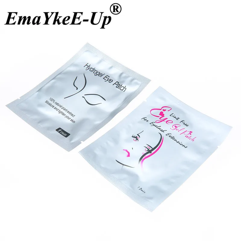 

Eye Pad 50pairs Eyelashes Hydrogel Eyepatches Extension Grafted Eyelashes Eye Mask Surface Smooth Thin Eyelashes Isolation Pads