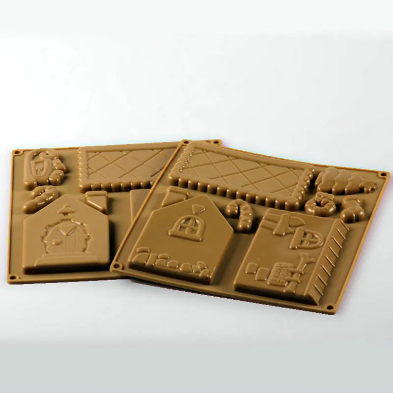 2 шт. Рождественская силиконовая форма для пряников тортов печенья инструменты