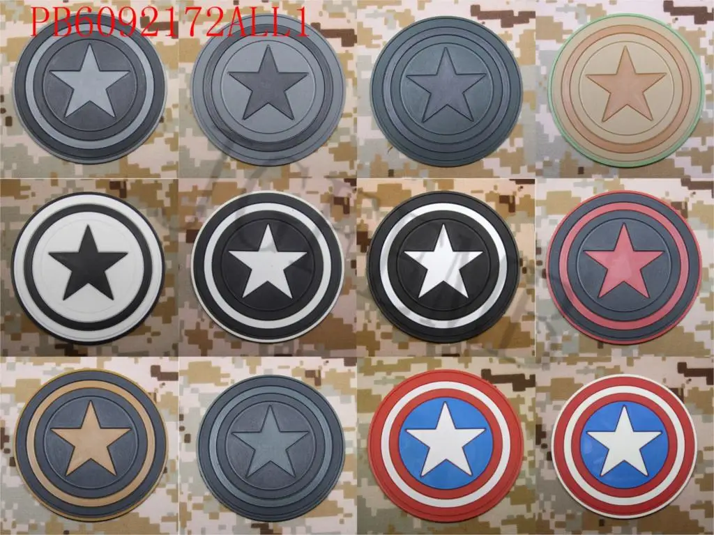 Мстители Капитан Америка 3D ПВХ патч|the patch|3d pvc patchpatches patches |