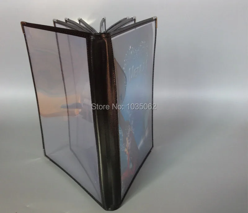 8 листов панель A4 прозрачная крышка меню 16 видов книга меню|menu book|menu coverclear book |