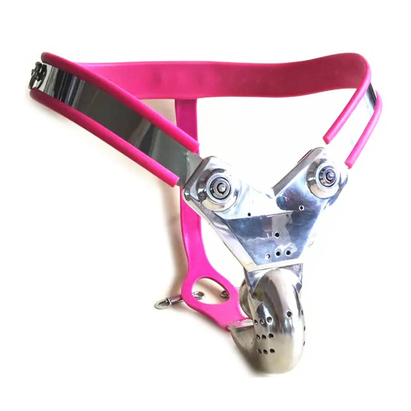 Мужской Пояс верности T образный из нержавеющей стали бондаж на пенис устройство