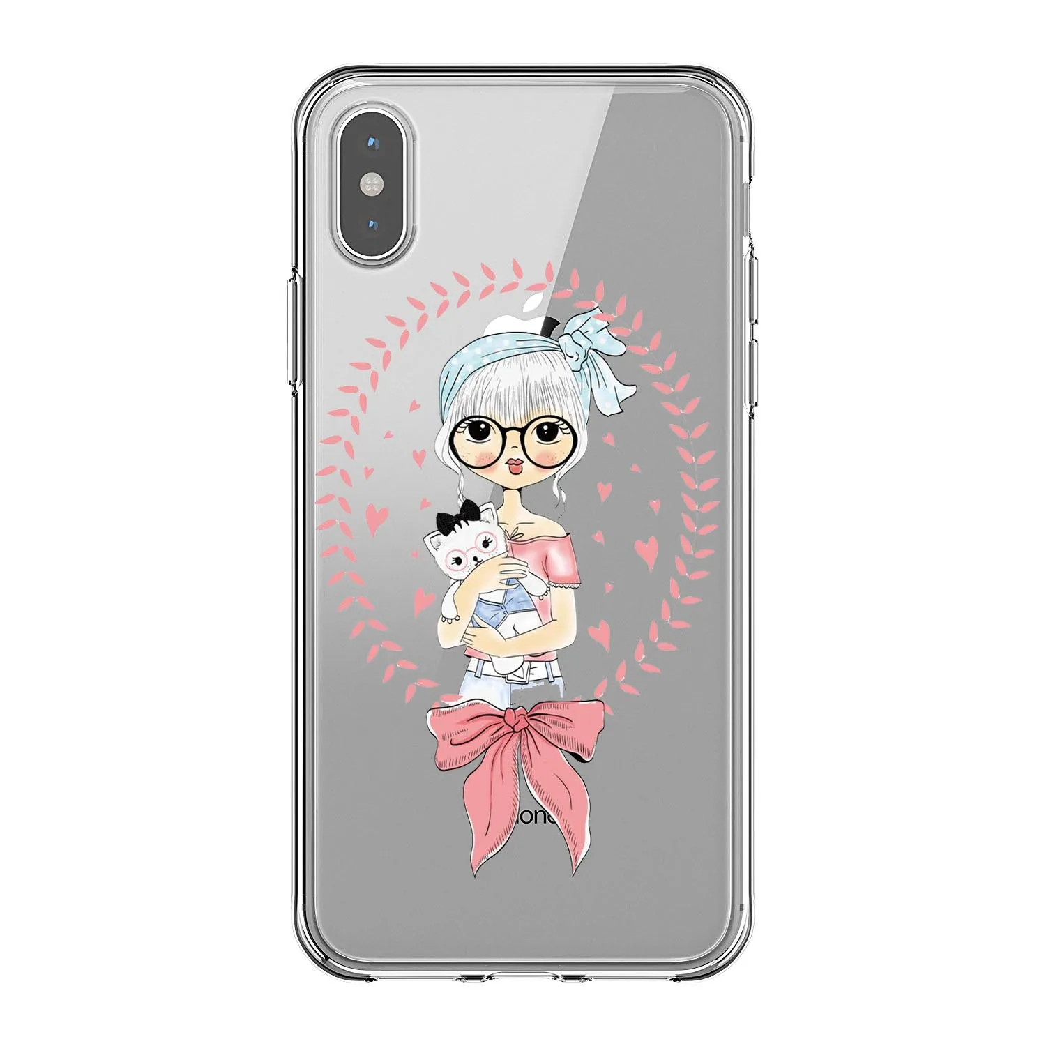 Модный милый чехол для телефона с русскими девочками iPhone X XS Max 8 7 6 6s Plus 5s SE