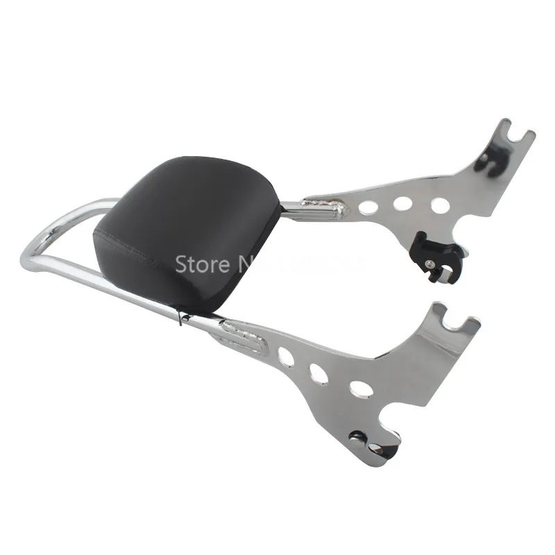 New Steel Luggage Sissy Bar Passenger Backrest Fits For Harley Sportster 1200 883 Chrome |
