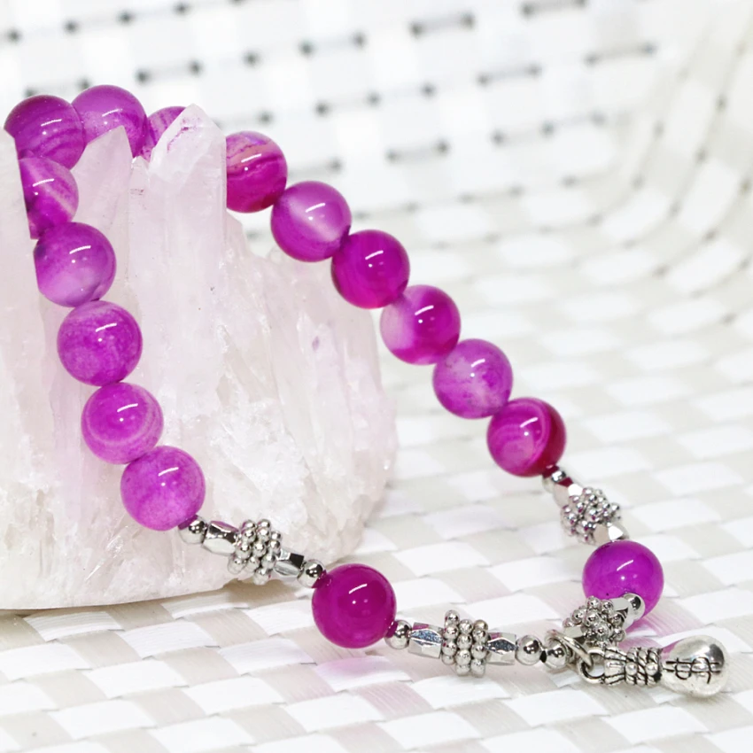 В богемном стиле Горячая распродажа! Роза красный агат оникс Сердолик 8 мм