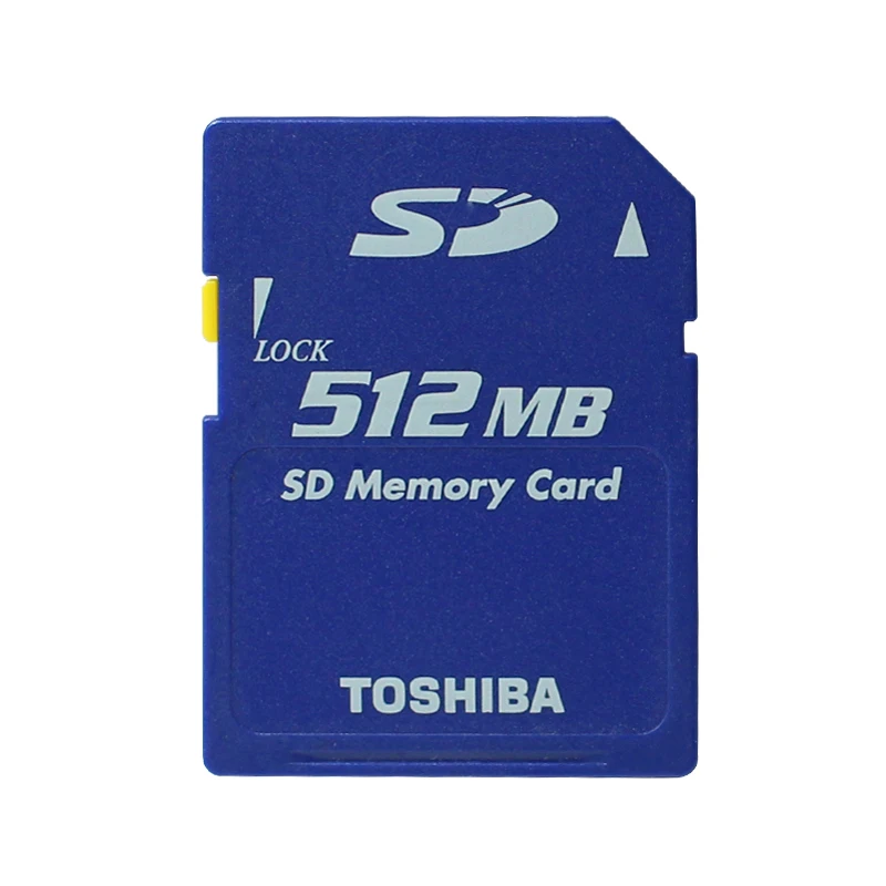 Оригинальная карта памяти Toshiba SD 512 Мб М класс 2 безопасная для цифровых камер |
