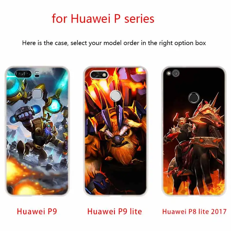 Чехол для телефона Shadow Fiend Dota 2 Huawei P40 P9 P10 P20 P30 Lite чехлы Pro P Smart 2019 мягкий
