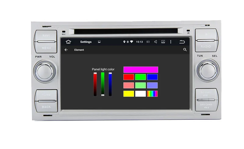 2 din Android 7,1 автомобильный DVD gps для Ford Focus Kuga транзит Wifi 3g gps Bluetooth Радио RDS SD руль Ctrol