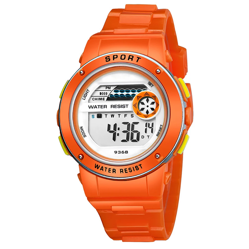 Модные детские часы с будильником для мальчиков и девочек подсветкой