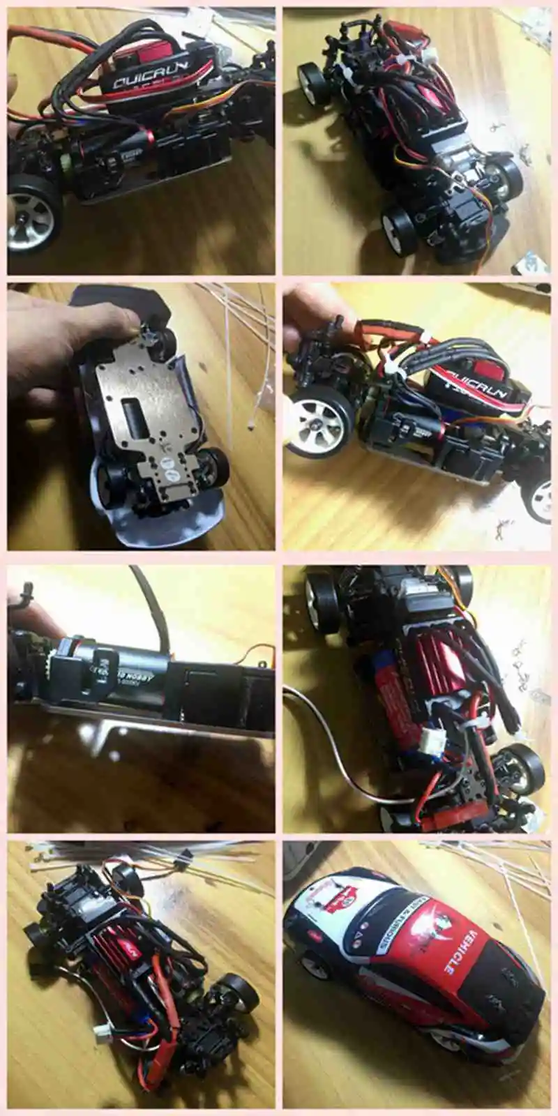 Радиоуправляемый автомобиль WLtoys K999 1:28 короткий ход 2,4G ARR RTR 4WD с бесщеточная модернизация Leopard Hobby 1625 мотор QuicRun 30A ESC