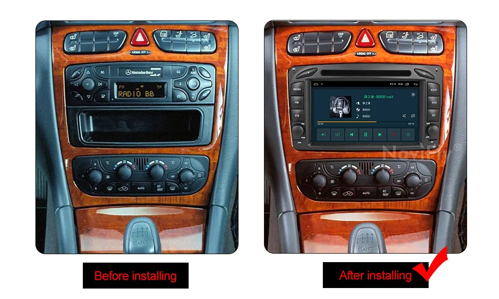 2din Android 9,1 автомобильный dvd мультимедийный плеер gps для Mercedes Benz W209 W203 W168 M ML W463 Viano W639 Vito Vaneo радио FM RDS USB