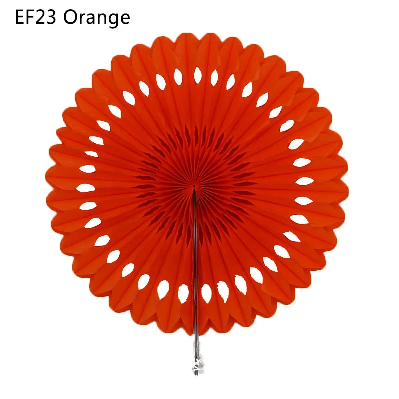EF23 1 шт 20 см/25 см/30 см веера из папиросной бумаги сотовые узлы полые Висячие Цветы День Рождения Вечеринка Свадьба детский душ украшения - Цвет: EF23