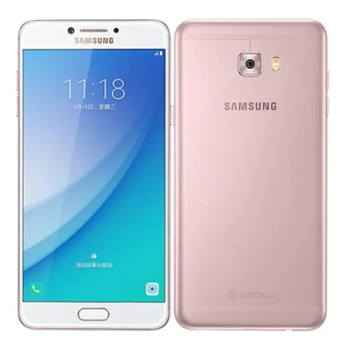 Samsung разблокированный Galaxy C7 C7000 4 аппарат не привязан к оператору сотовой связи Android 4 Гб Оперативная память 32/64GB Встроенная память 16MP 5,7 дюймов с двумя сим-картами отремонтированные мобильные телефоны