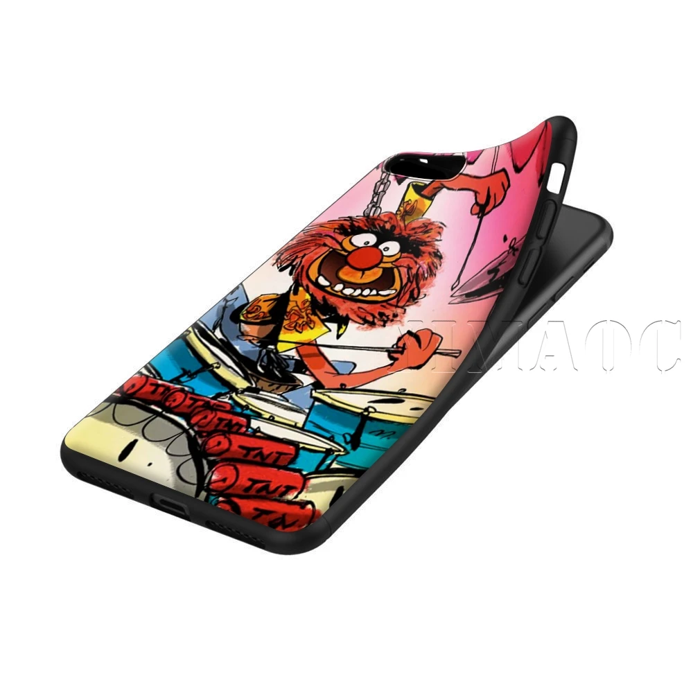 Мягкий чехол YIMAOC Muppets в виде барабанщика для Apple iPhone SE 2020 5 детской модели 6 6s 7 8 Plus XR