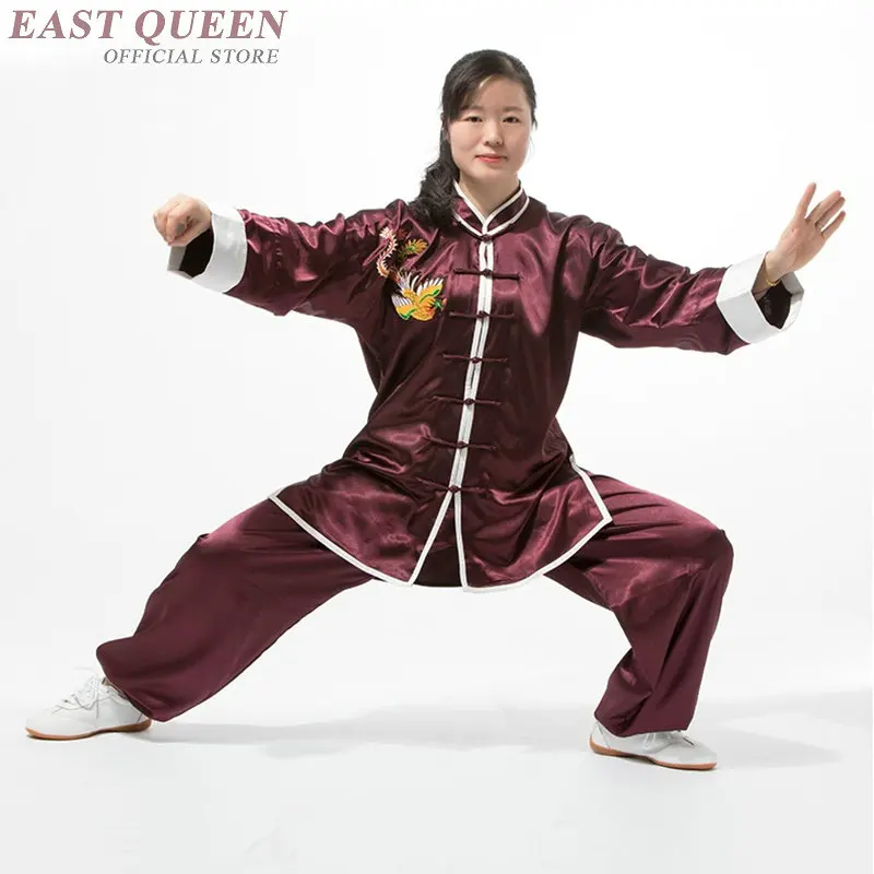 Форма кунг-фу Wushu одежда для Тай Чи весна 2019 с вышивкой Феникс Брюса Ли Тай-Чи TA1687 |