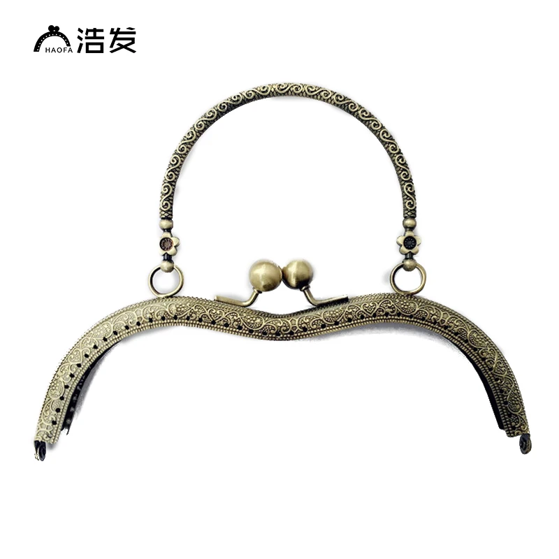 HAOFA 19 см аксессуары для сумки полукруглый узор ручка античный Arc Arabesque