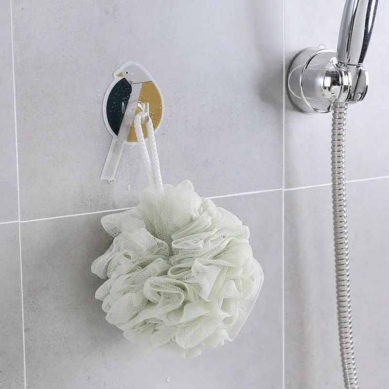 Самоклеящиеся настенные крючки в форме птицы подвесные декоративные для ванной