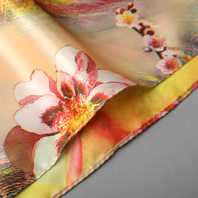 [FEILEDIS] 2017 шелковый шарф модная женская шаль многоцелевой двухсторонний сменный