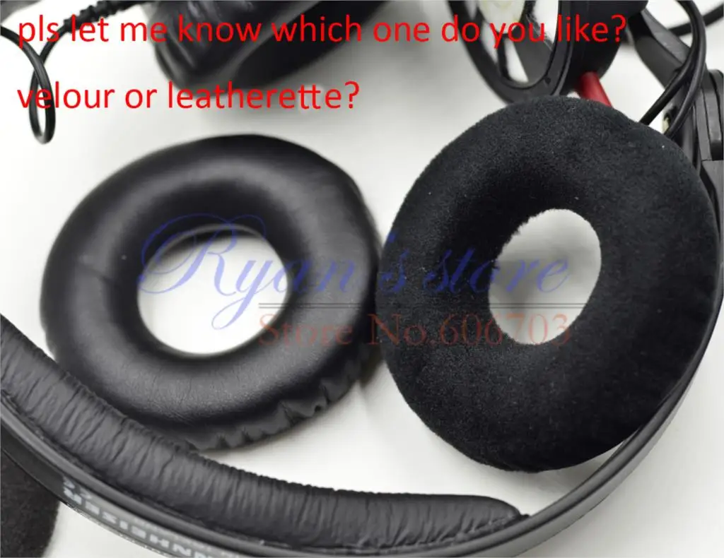 Сменные амбушюры для наушников Sennheiser HD 25 1 HD25 1ii HD25SP HMD25 HME25 HMEC25 HMEC45|leatherette