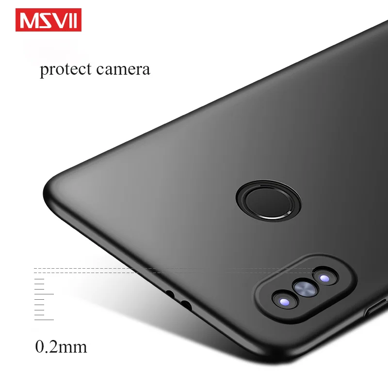 Чехол для Xiaomi Redmi note 5 pro роскошная тонкая жесткая матовая задняя крышка из