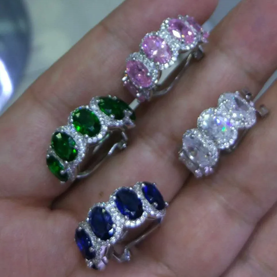 XB492 Luxury Designer Fashion 925 Sterling Silver Jewelry P Zirconia snake separately Ring Earring/Pendant Set | Украшения и