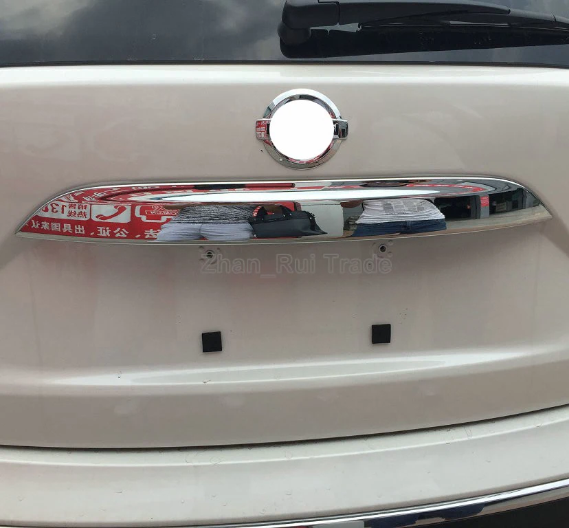 

For Nissan MURANO 2015 2016 2017 ABS Chrome Rear Trunk Lid Cover Trim