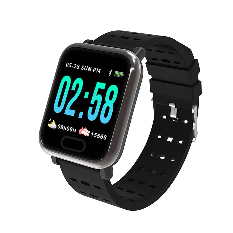 Смарт браслет для измерения артериального давления цветной экран фитнес счетчик