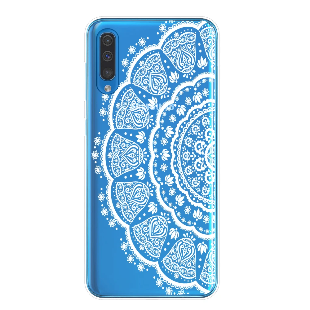 Ретро Мандала Цветок чехол для телефона для samsung A10 A20 A30 A40 A50 A60 A70 A80 Чехол Мягкий ТПУ Ловец снов чехол s Coque Capa