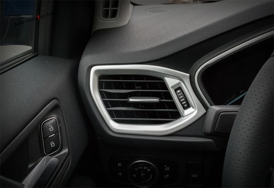 Yimaautotrim боковой Кондиционер AC выход вентиляционная крышка отделка Подходит для Ford Focus углеродное волокно/внутренние молдинги